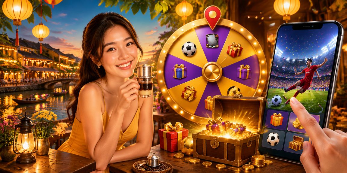 Người dùng tại Hội An thư giãn với cà phê và khám phá tính năng may mắn trên neo2